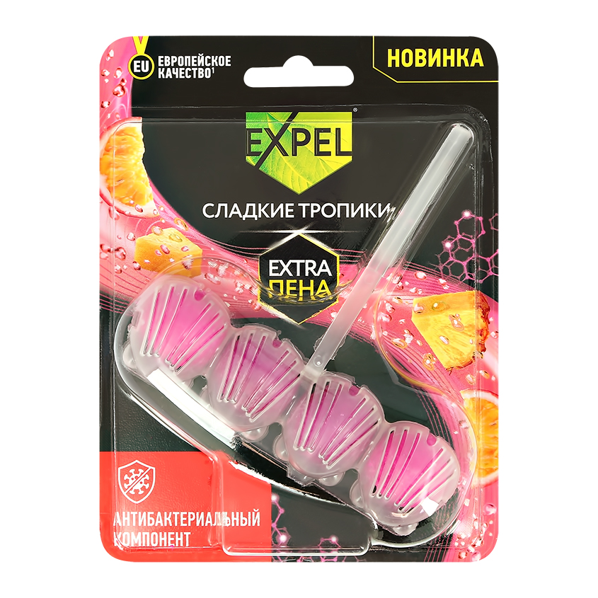 EXPEL Подвеска для унитаза EXPEL Сладкие тропики 50г