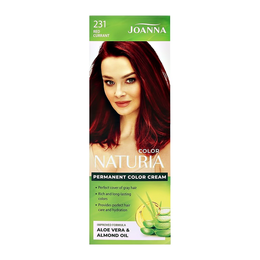 Краска для волос `JOANNA` NATURIA COLOR (тон 231) Красная смородина