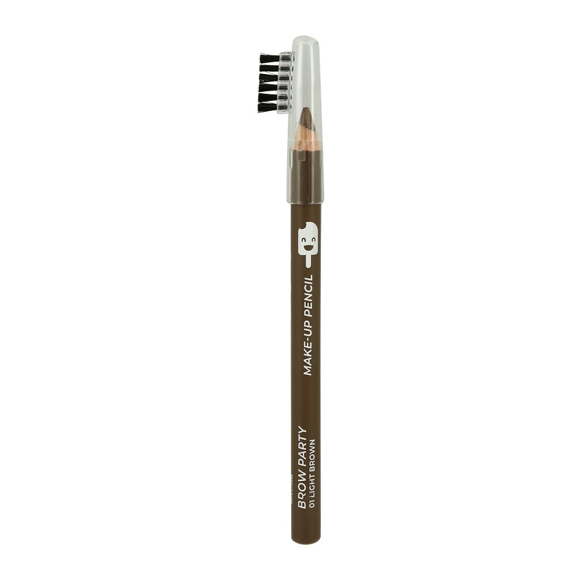 ISCREAM Карандаш для бровей ISCREAM BROW PARTY с щеточкой тон 01 light brown