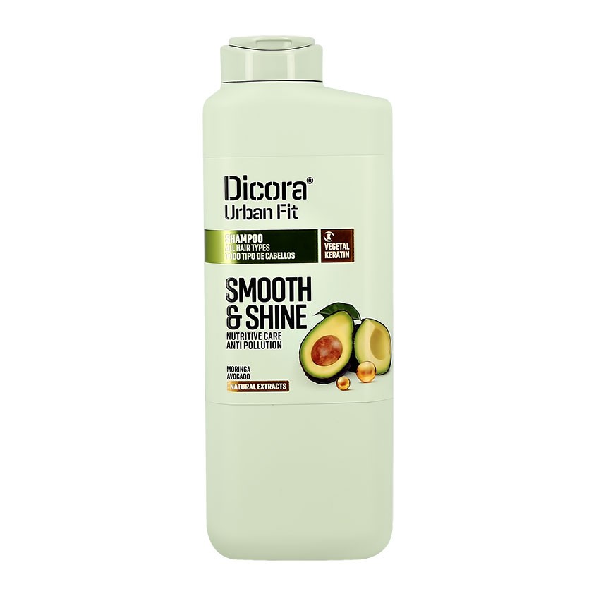 DICORA URBAN FIT Шампунь для волос DICORA URBAN FIT с экстрактом авокадо блеск и гладкость 400 мл