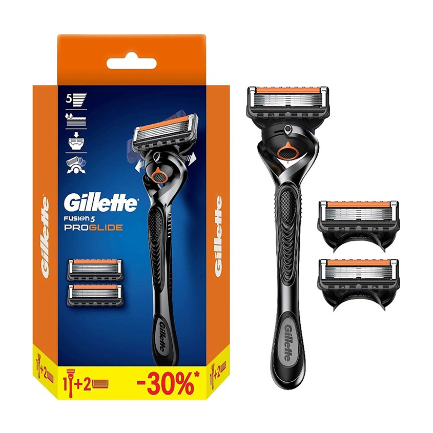 Станок для бритья GILLETTE FUSION PROGLIDE FLEXBALL с 3 сменными кассетами косметика для мужчин gillette бритва fusion5 proglide и 1 кассетой с 5 лезвиями