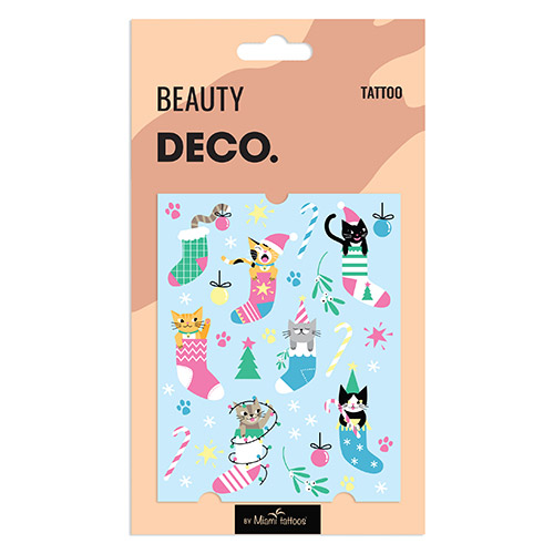 

Татуировка для тела DECO. CARTOON by Miami tattoos переводная Christmas gift