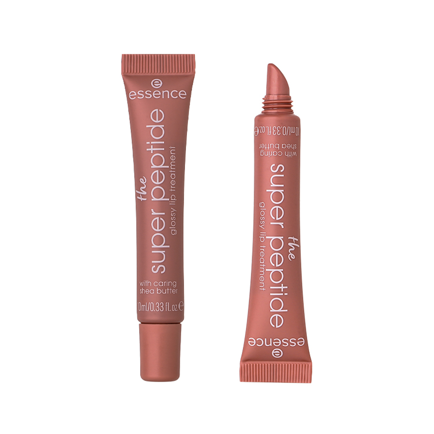 Бальзам для губ ESSENCE THE SUPER PEPTIDE ухаживающий c глянцевым финишем тон 03 Toffeetastic!