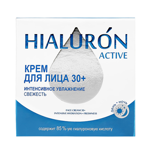Крем для лица `BELKOSMEX` HIALURON ACTIVE интенсивно увлажняющий 48 г