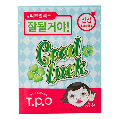 

Маска для лица T.P.O GOOD LUCK успокаивающая 20 мл
