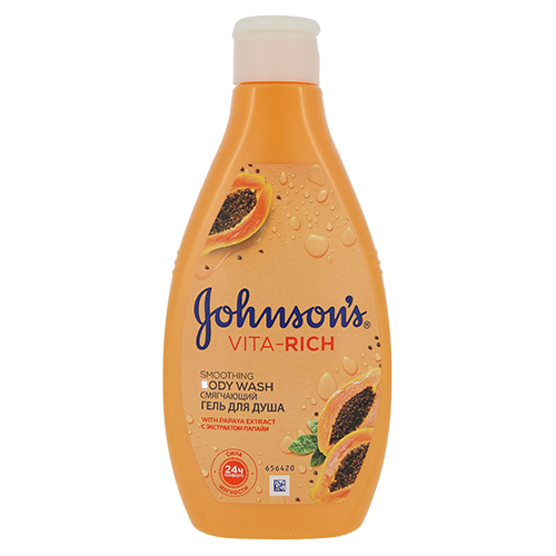 

Гель для душа JOHNSONS VITA-RICH смягчающий с экстрактом папайи 250 мл