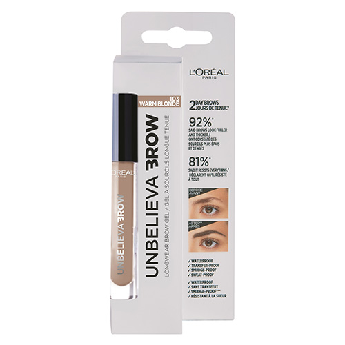 LOREAL Тинт для бровей LOREAL UNBELIEVA BROW тон 103 warm blonde стойкий