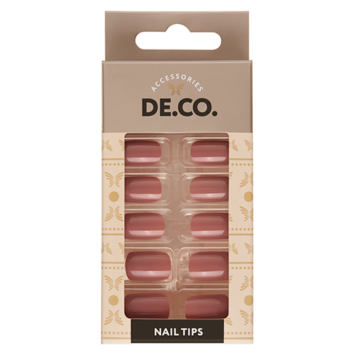 

Набор накладных ногтей DE.CO. ESSENTIAL Light brown 24 шт + клеевые стикеры 24 шт