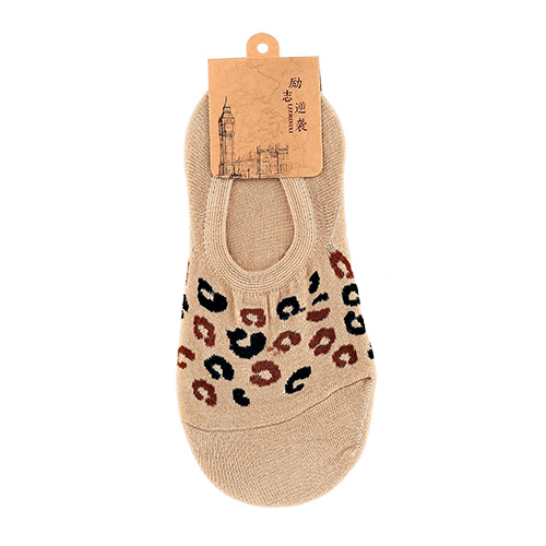 

Подследники женские SOCKS LEOPARD brown р-р единый