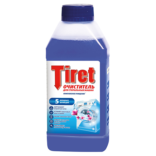 Очиститель для стиральных машин `TIRET` Комплексное очищение 250 мл