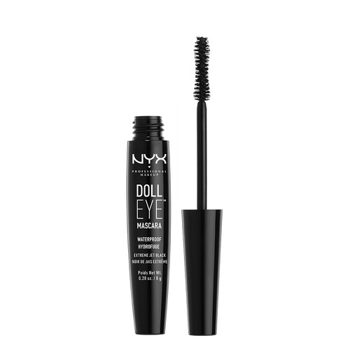 

Тушь для ресниц NYX PROFESSIONAL MAKEUP DOLL EYE MASCARA WATERPROOF удлиняющая водостойкая BLACK