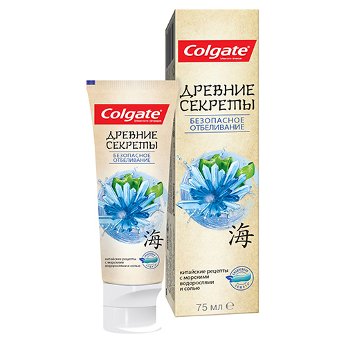 

Паста зубная COLGATE ДРЕВНИЕ СЕКРЕТЫ Безопасное отбеливание 75 мл
