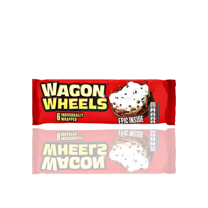 Печенье-суфле WAGON WHEELS с ароматом шоколада 220 г