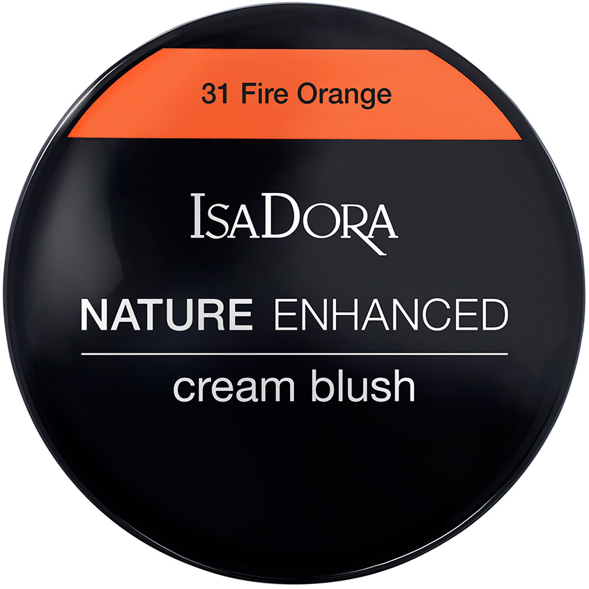 Румяна для лица `ISADORA` NATURE ENHANCED CREAM BLUSH кремовые тон 31 fire orange