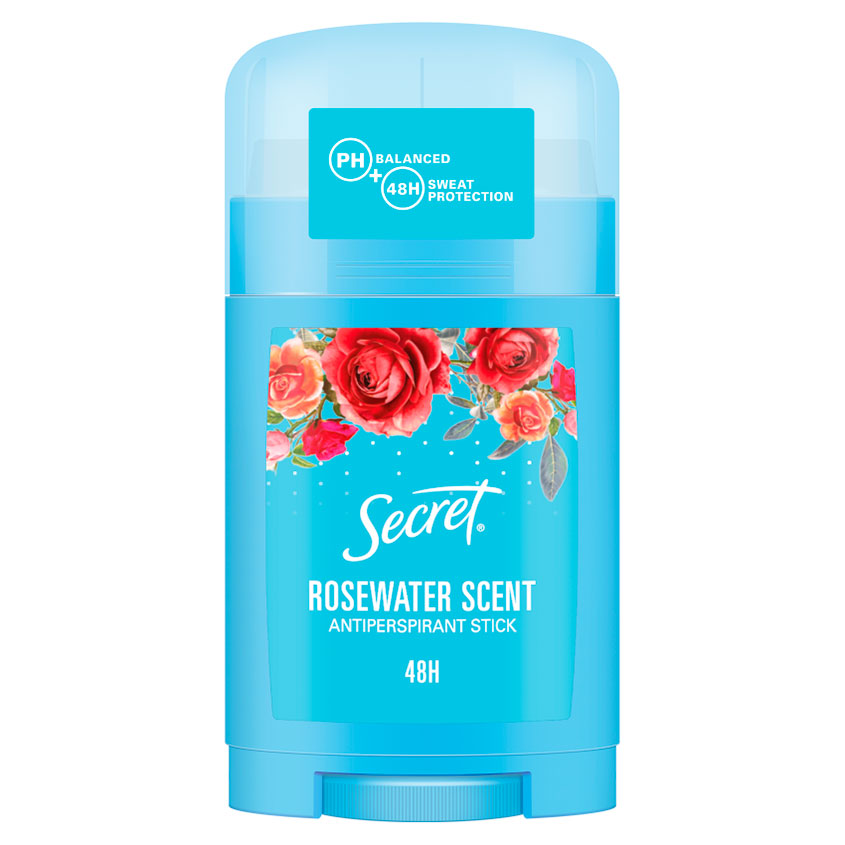 

Део-стик жен. SECRET ROSEWATER SCENT антиперспирант 40 мл