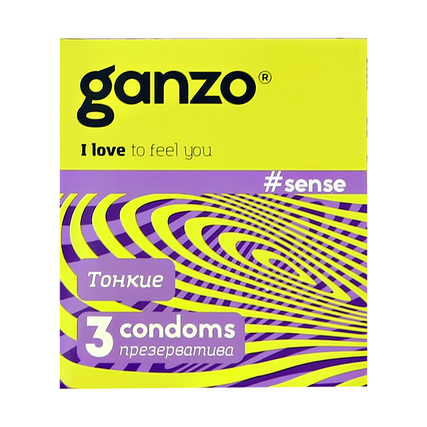 Презервативы GANZO тонкие 3 шт презервативы и лубриканты ganzo презервативы тонкие sense