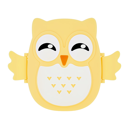 Ланч-бокс `FUN` OWL yellow 16 см