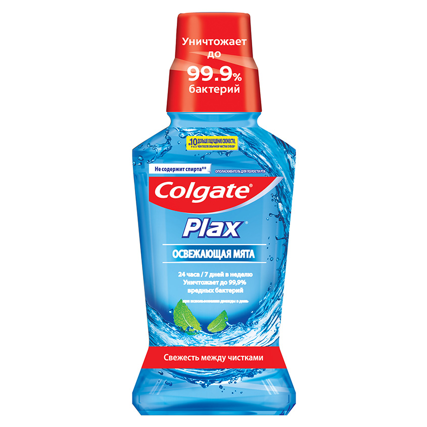 

Ополаскиватель для полости рта COLGATE PLAX Освежающая мята 250 мл