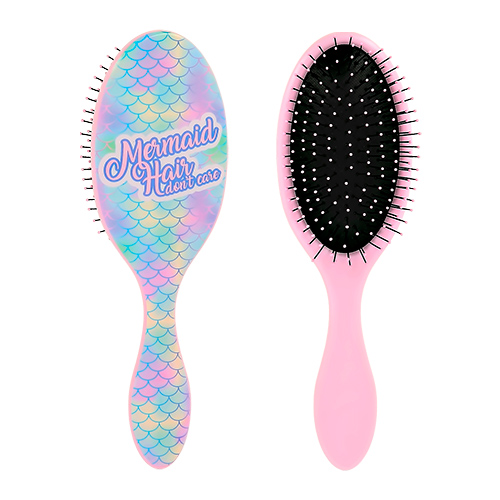 

Расческа для волос LADY PINK MERMAID массажная разноцветная с принтом
