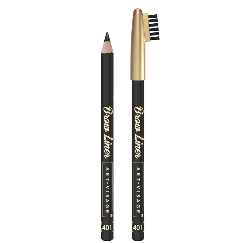 Карандаш для бровей ART-VISAGE EYEBROW PENCIL тон 401 карандаш для бровей art visage eyebrow pencil тон 401