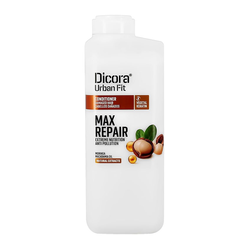 Кондиционер для волос DICORA URBAN FIT с маслом макадамии экстра восстановление и питание 400 мл