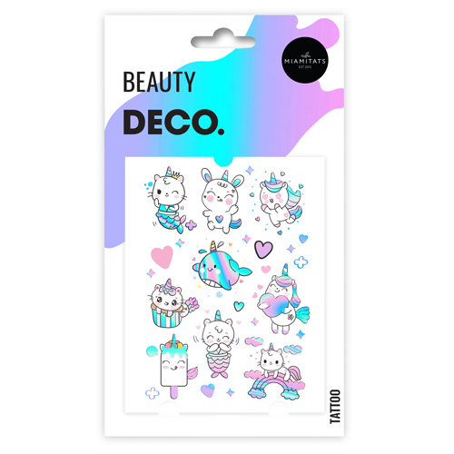 

Татуировка для тела DECO. HOLOGRAPHIC by Miami tattoos переводная Uni Pets