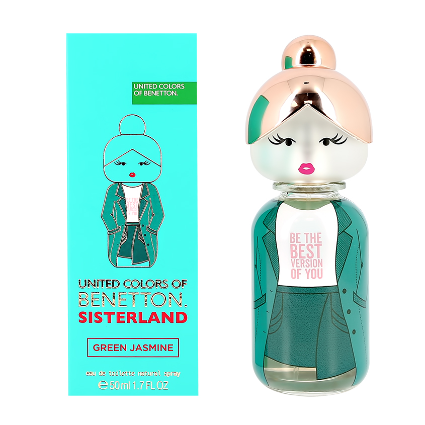 Туалетная вода BENETTON SISTERLAND green jasmine 50 мл цена и фото