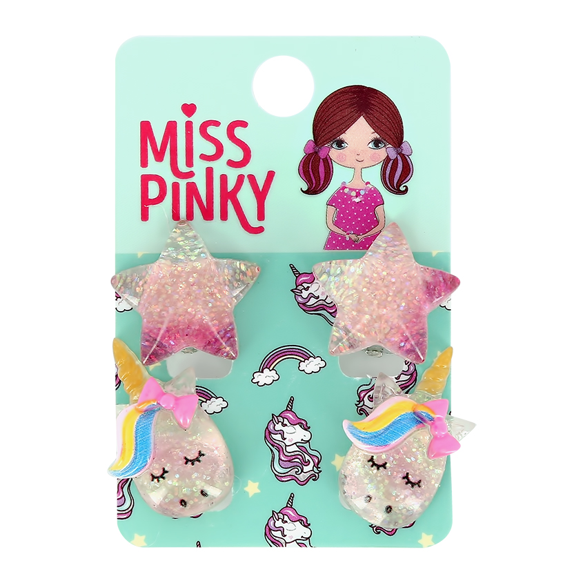 

Бижутерия MISS PINKY клипсы 2 пары
