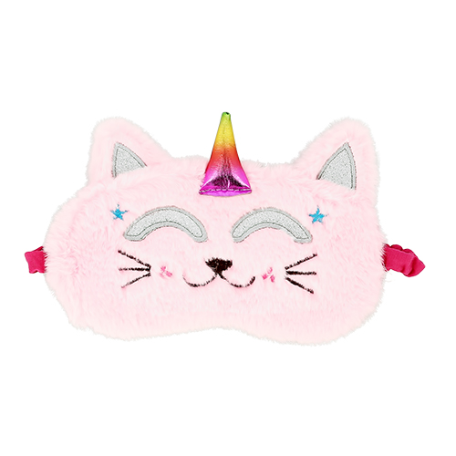Маска для сна `MISS PINKY` `BASIC` мягкая (Котик розовый)