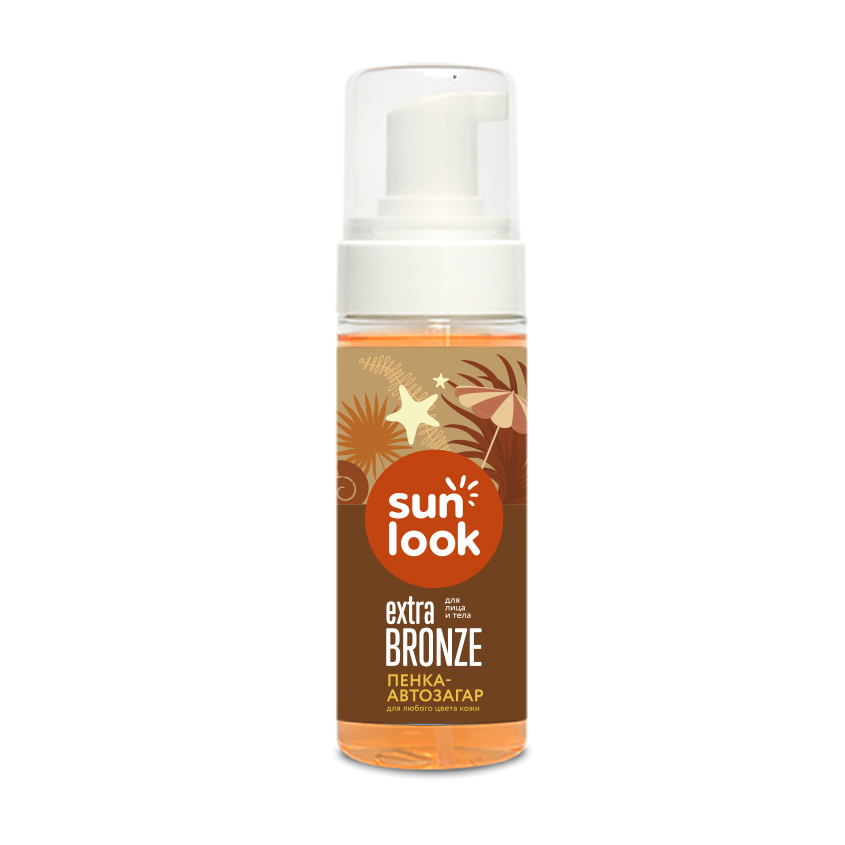 

Пенка-автозагар для лица и тела SUN LOOK для любого цвета кожи 150 мл