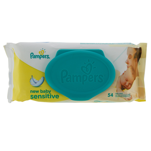 

Салфетки детские PAMPERS NEW BABY SENSITIVE 54 шт
