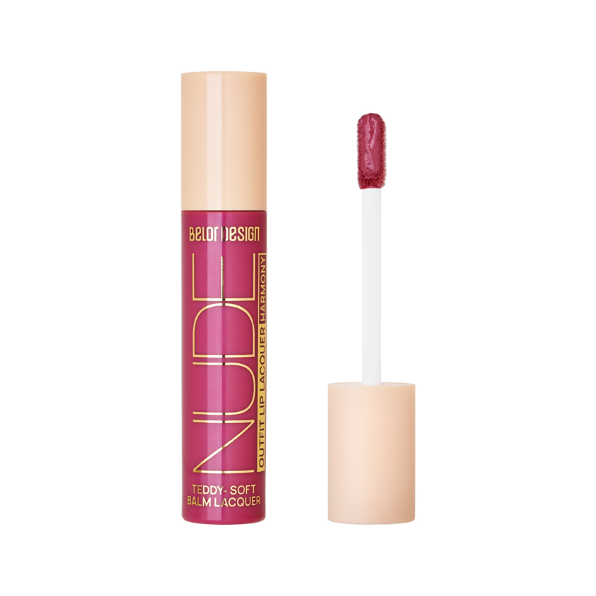 Блеск для губ BELORDESIGN NUDE HARMONY OUTFIT LIP лаковый, тон 24