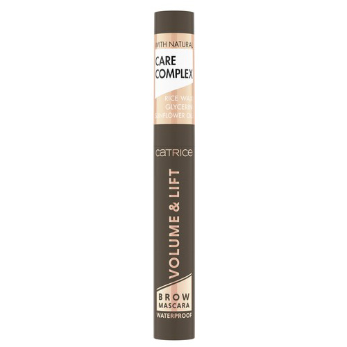 Тушь для бровей CATRICE VOLUME &amp; LIFT BROW MASCARA WATERPROOF тон 030 medium brown