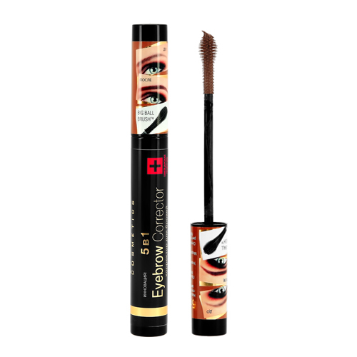 Корректор для бровей `EVELINE` EYEBROW CORRECTOR 5 в 1 тон светло-коричневый