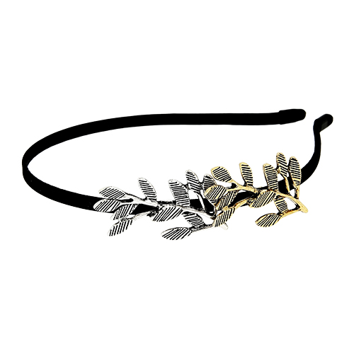 

Ободок LADY PINK LEAF FALL metal