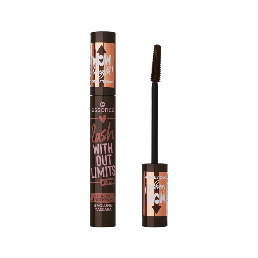Тушь для ресниц `ESSENCE` LOVE IT A CHOCO` LOT! удлиняющая тон 01 Chocolate fixes everything!