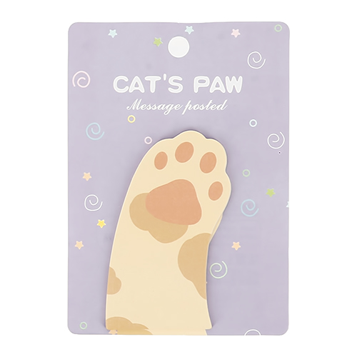 Стикеры фигурные FUN CATS PAW violet - фото 1