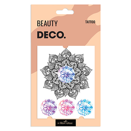 

Татуировка для тела DECO. FROST FLOWER by Miami tattoos переводная Mehendi