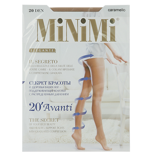 

Колготки женские MINIMI AVANTI 20 den тон Caramello р-р 4