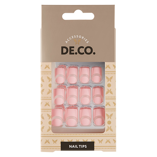 

Набор накладных ногтей DE.CO. FRENCH pink 24 шт+ клеевые стикеры 24 шт