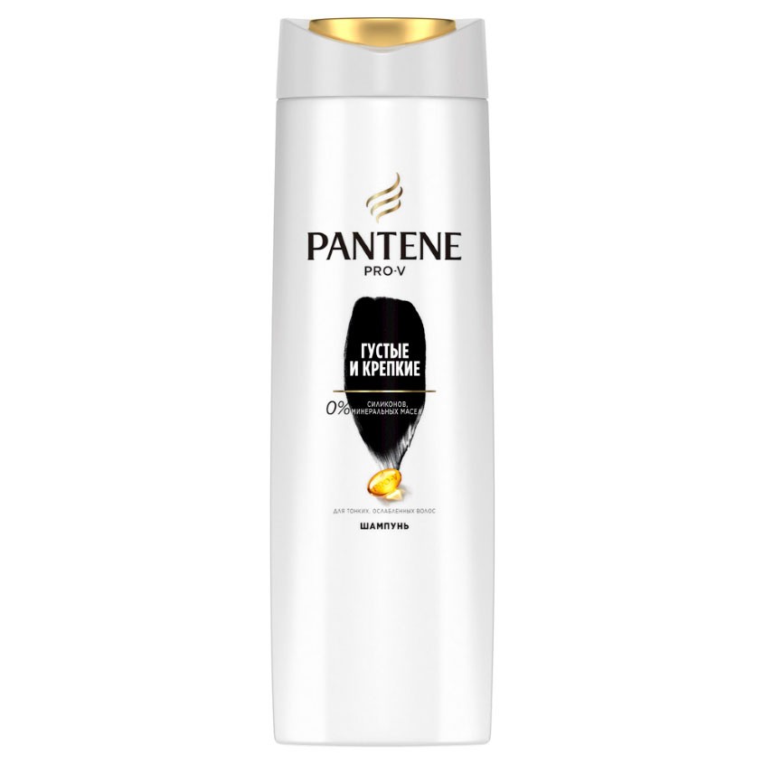 PANTENE PRO-V Шампунь для волос PANTENE PRO-V ГУСТЫЕ И КРЕПКИЕ для тонких и ослабленных волос 400 мл