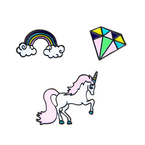 Набор брошей LADY PINK