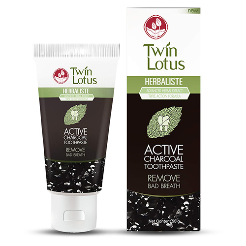 

Паста зубная TWIN LOTUS с углем 50 г