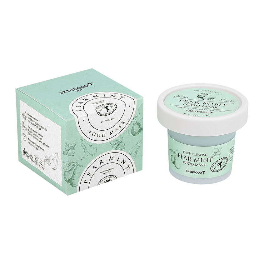 

Маска для лица SKINFOOD FOOD MASK с грушей и мятой очищающая 120 г
