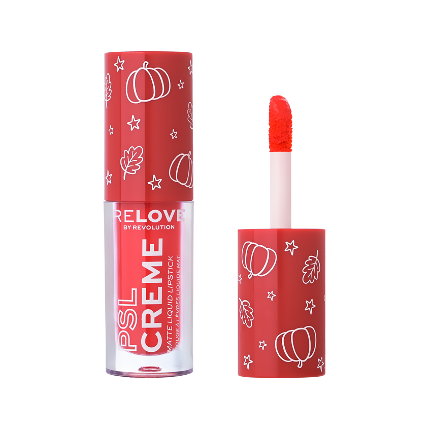 Помада для губ REVOLUTION RELOVE PUMPKIN SPICE PSL Creme жидкая матовая тон Pumpkin spice