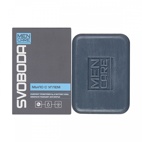 

Мыло для лица и тела SVOBODA MEN CARE с углем 100 г