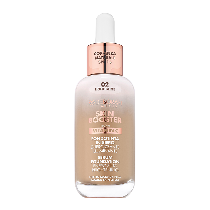 

Основа тональная для лица DEBORAH SKIN BOOSTER SERUM тон 02 light beige