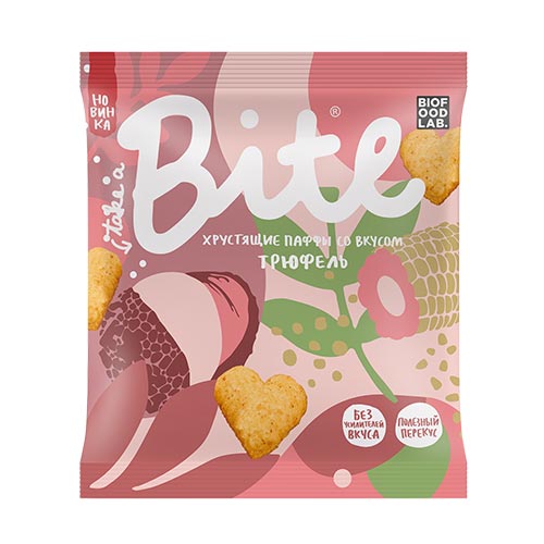 

Мультизлаковые фигурки паффы TAKE A SLIM BITE со вкусом трюфель 30 г
