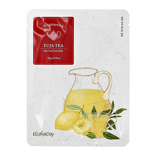 Маска для лица ELISHACOY SKIN TEA TIME с экстрактом Юдзу для сияния кожи 20 г