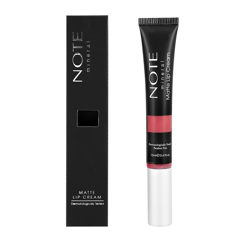 Крем для губ NOTE MINERAL MATTE LIP CREAM минеральный матовый тон 04